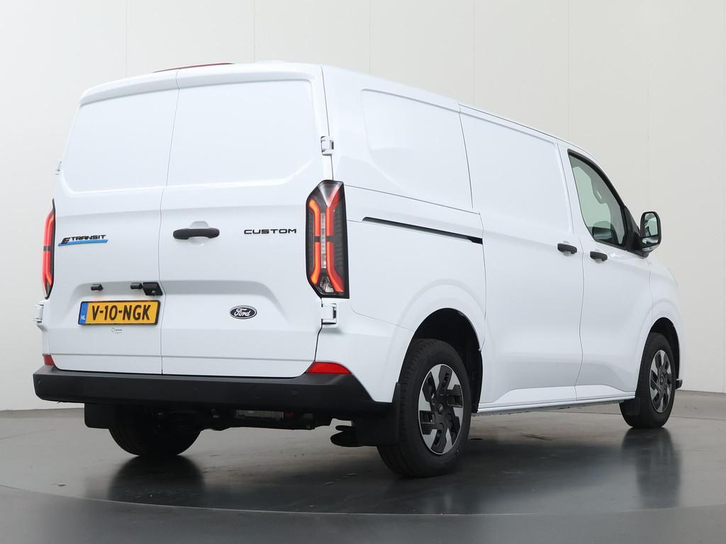 Ford E-Transit Custom 320 | L1 H1 | Trend | 65 kWh | 2300 KG, Auto's, Automaat, Gebruikt, Wit, Parkeersensor