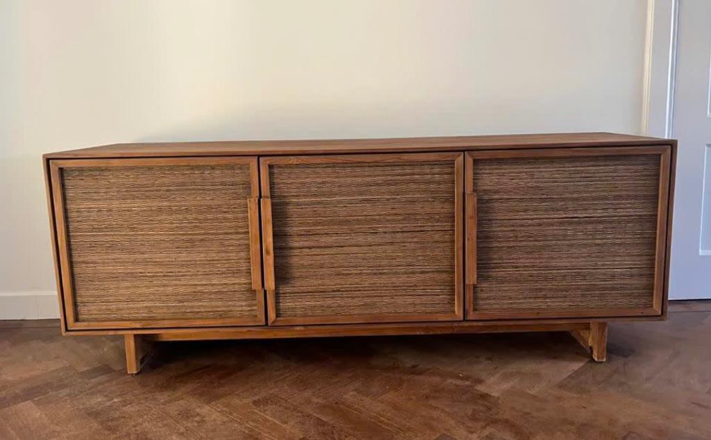 d-Bohdi dressoir, Ophalen, Met deur(en), 150 tot 200 cm, Teakhout