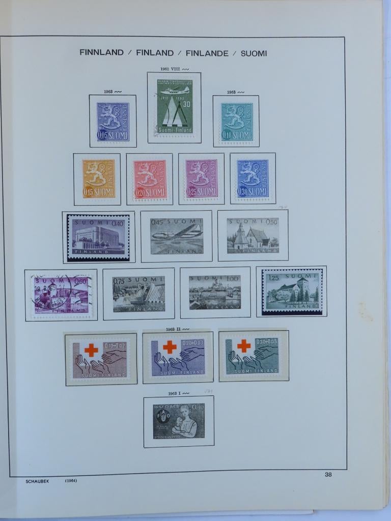 FINLAND - aardig kavel op albumbladen - (J.15) - 2/2 -, Postzegels en Munten, Postzegels | Volle albums en Verzamelingen, Ophalen of Verzenden