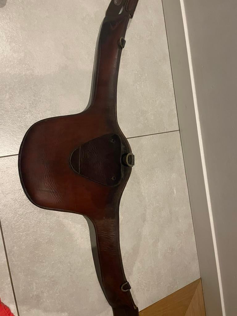 Bruin leren spring singel, Ophalen of Verzenden, Zo goed als nieuw, Springen