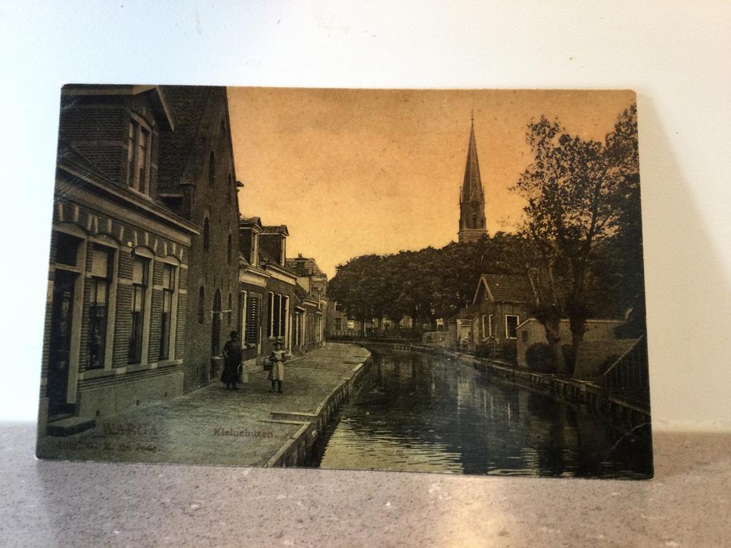 Ansichtkaart Warga, Verzamelen, Ansichtkaarten | Nederland, Verzenden, Voor 1920, Gelopen, Friesland