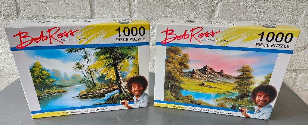 Bob Ross puzzels., Ophalen, 500 t/m 1500 stukjes, Nieuw, Legpuzzel