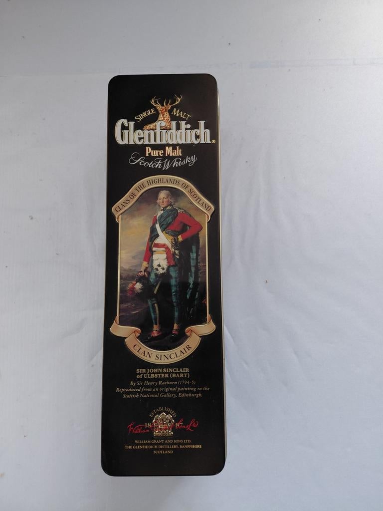 Blik van Glenfiddich, Verzamelen, Ophalen of Verzenden, Gebruikt, Overige