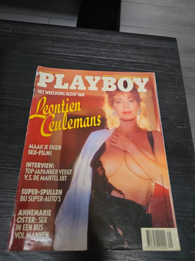 Playboy Februari 1991 - Leontien Ceulemans, Ophalen of Verzenden