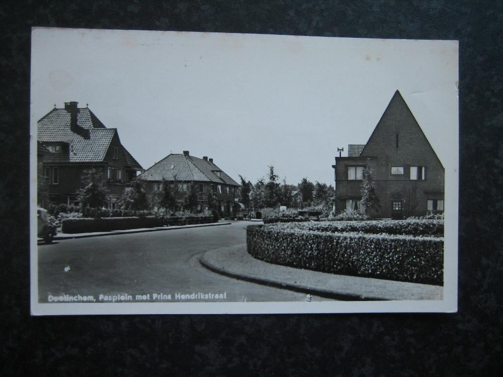 DOETINCHEM Pasplein met prins Hendrikstraat, Ophalen of Verzenden, 1940 tot 1960, Gelderland