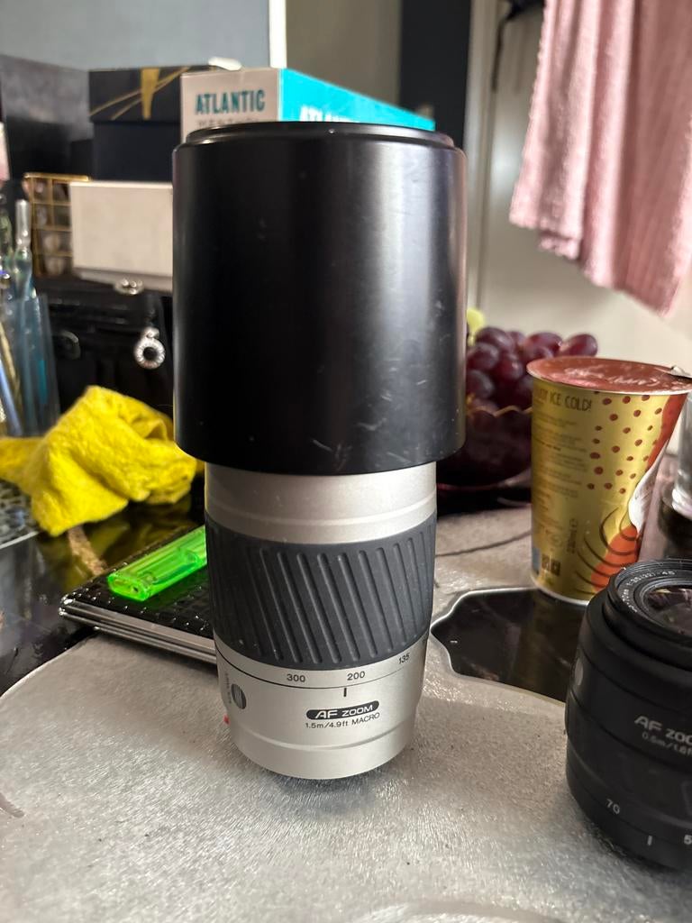 Minolta AF Zoom 1.5m/4.9ft Macro lens, Ophalen of Verzenden, Gebruikt, Macrolens, Zoom