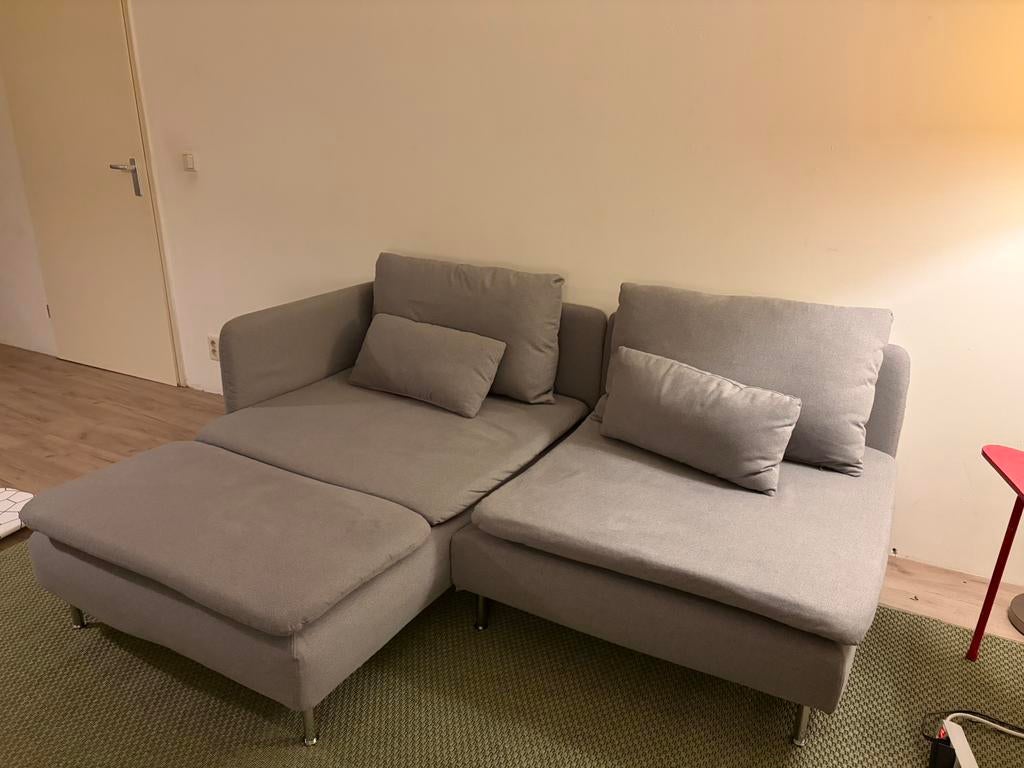 Hoes Söderhamm bank grijs (Ikea), Ophalen of Verzenden, Zo goed als nieuw
