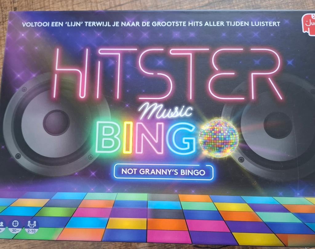 Hitster Bingo, Vijf spelers of meer, Ophalen of Verzenden, Zo goed als nieuw, Jumbo