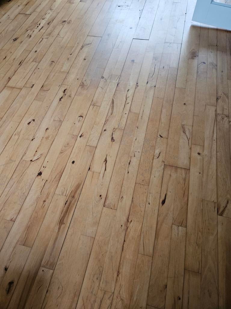 Junckers massief Beukenhout vloerdelen, Doe-het-zelf en Verbouw, Vloerdelen en Plavuizen, Ophalen, Gebruikt, Vloerdelen of -planken