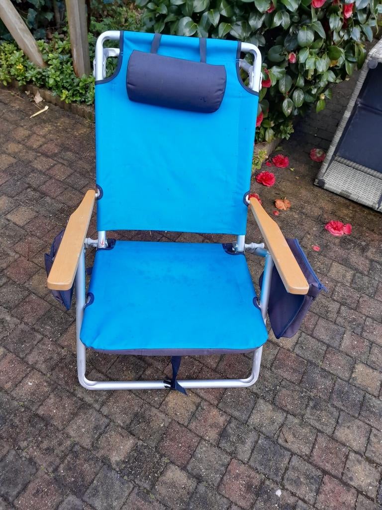 Strand stoel, Ophalen of Verzenden, Zo goed als nieuw, Textileen