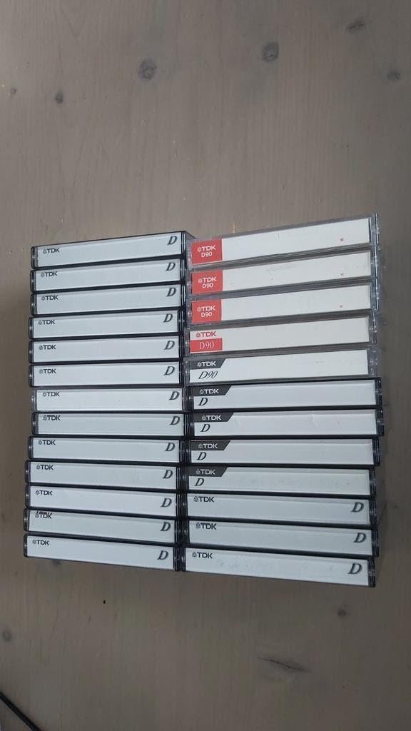 Cassettebandjes TDK D-90 25 stuks, Ophalen of Verzenden, Overige genres, 2 t/m 25 bandjes