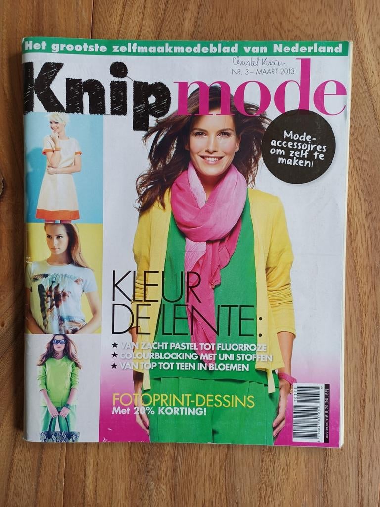 Knipmode maart 2013 met extra special 11 patronen, Ophalen of Verzenden, Zo goed als nieuw, Vrouw, Knipmode