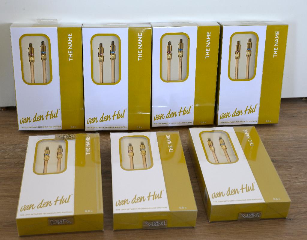 Van den Hul RCA kabels, Ophalen of Verzenden, Nieuw, Minder dan 2 meter, Interlink-kabel