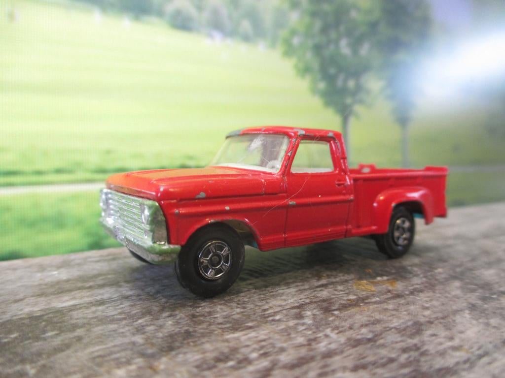 1:67 Ford F-150 Flareside Pick-Up Matchbox No.6 1970-1973, Ophalen of Verzenden, Gebruikt, Auto