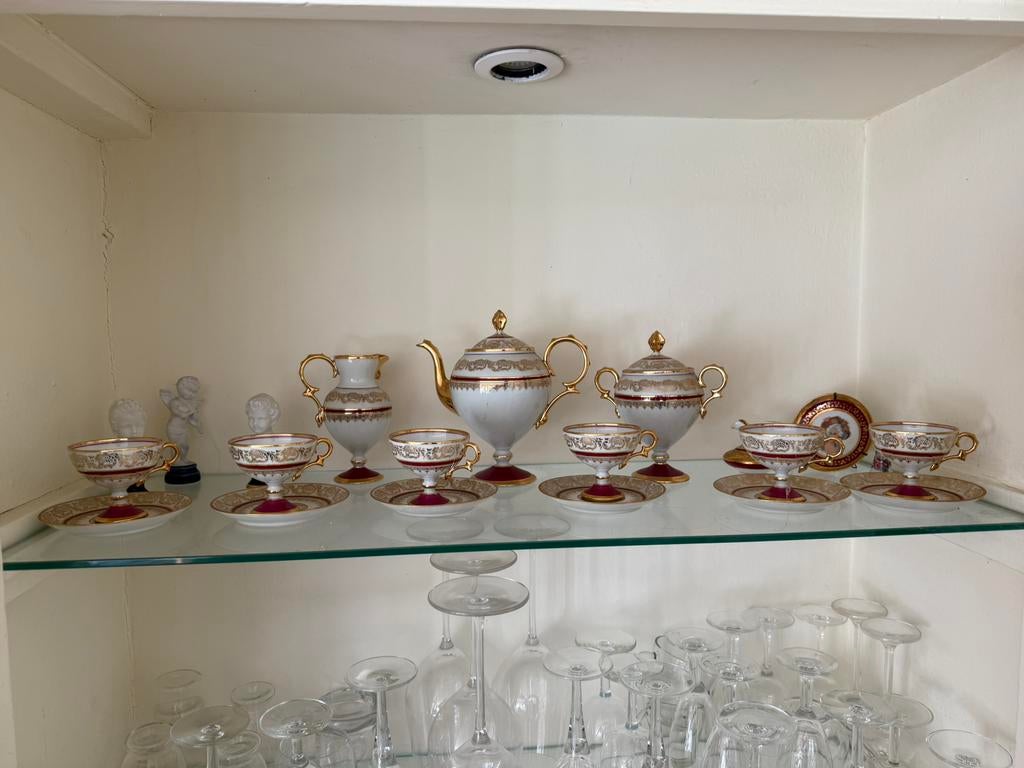 Limoges theeservies, Antiek en Kunst, Antiek | Servies compleet, Ophalen of Verzenden