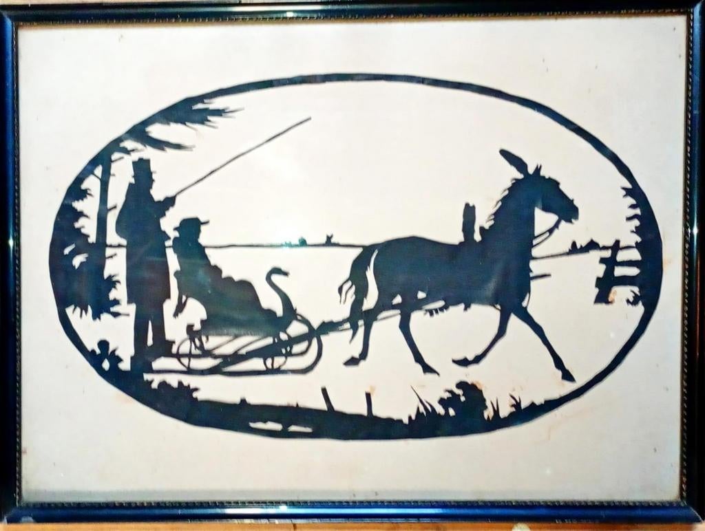 LEUKE OUDERWETSE AFBEELDING IN ZWART WIT, Ophalen of Verzenden