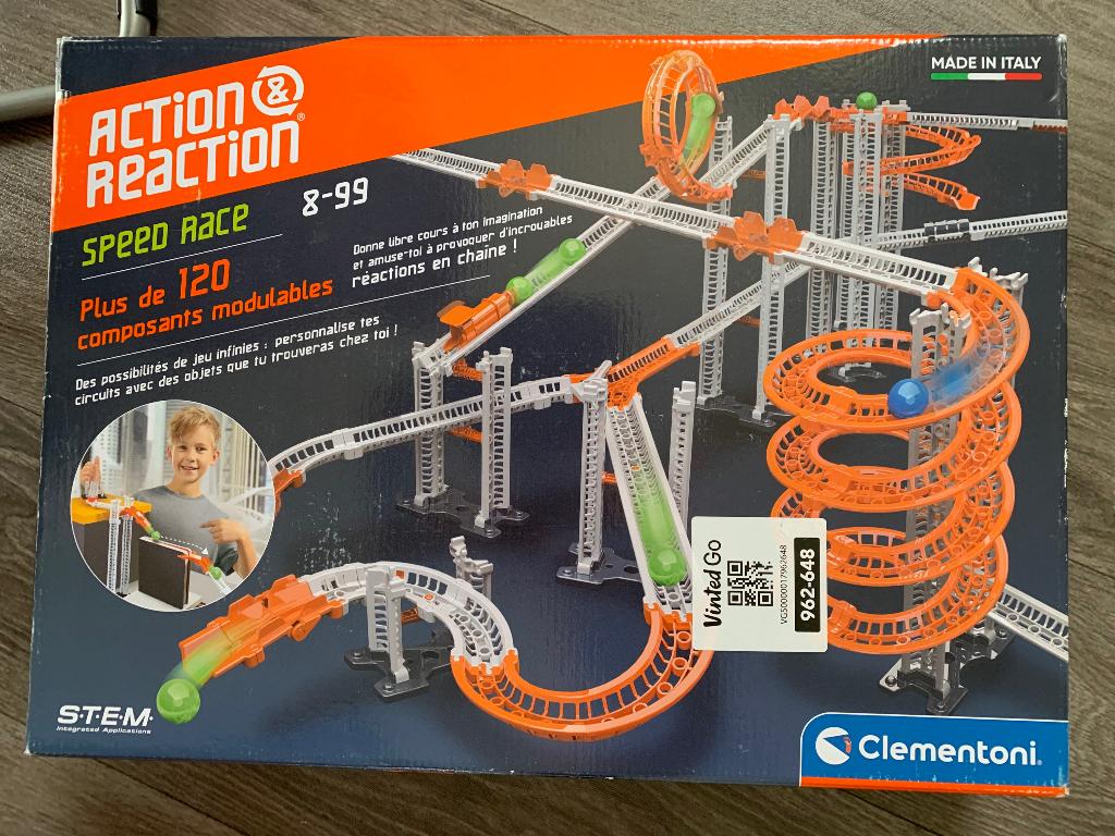 Knikkerbaan Clementoni., Ophalen, Gebruikt, Bouwen