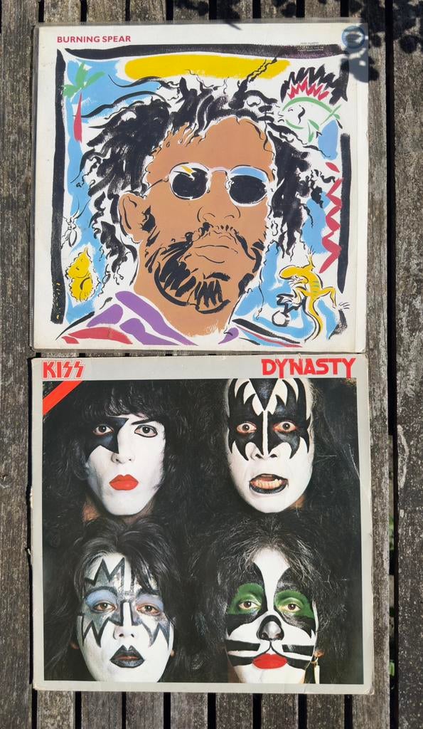 Kiss & Burning Spear, Ophalen, Gebruikt, 12 inch, Poprock