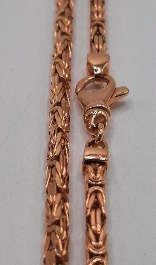 gouden Koningsketting 14kt Massief, Www.bredajuwelier.nl, Nieuw, Ophalen of Verzenden, Www.bredajuwelier.nl