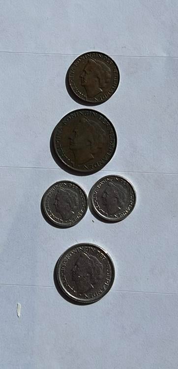 Munten 1948 Wilhelmina, Postzegels en Munten, Munten | Nederland, Ophalen, Koningin Wilhelmina