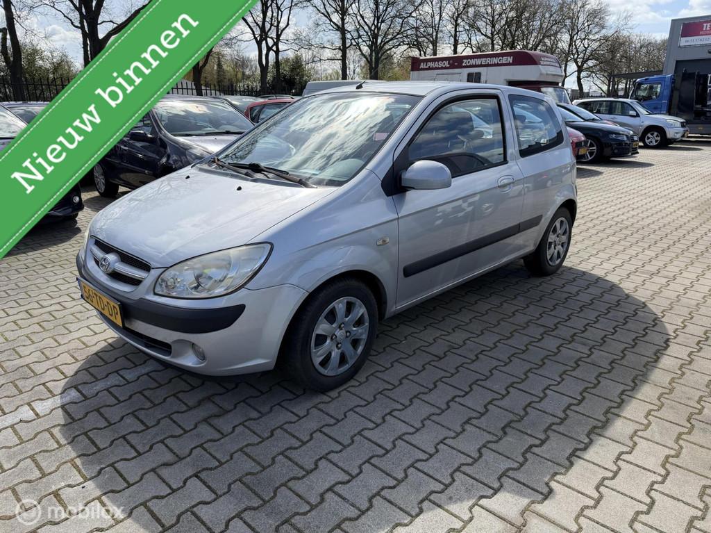 Hyundai Getz 1.4i Dynamic airco nieuwe apk, Auto's, Hyundai, Bedrijf, Te koop, Getz, ABS, Airbags, Airconditioning, Alarm, Centrale vergrendeling