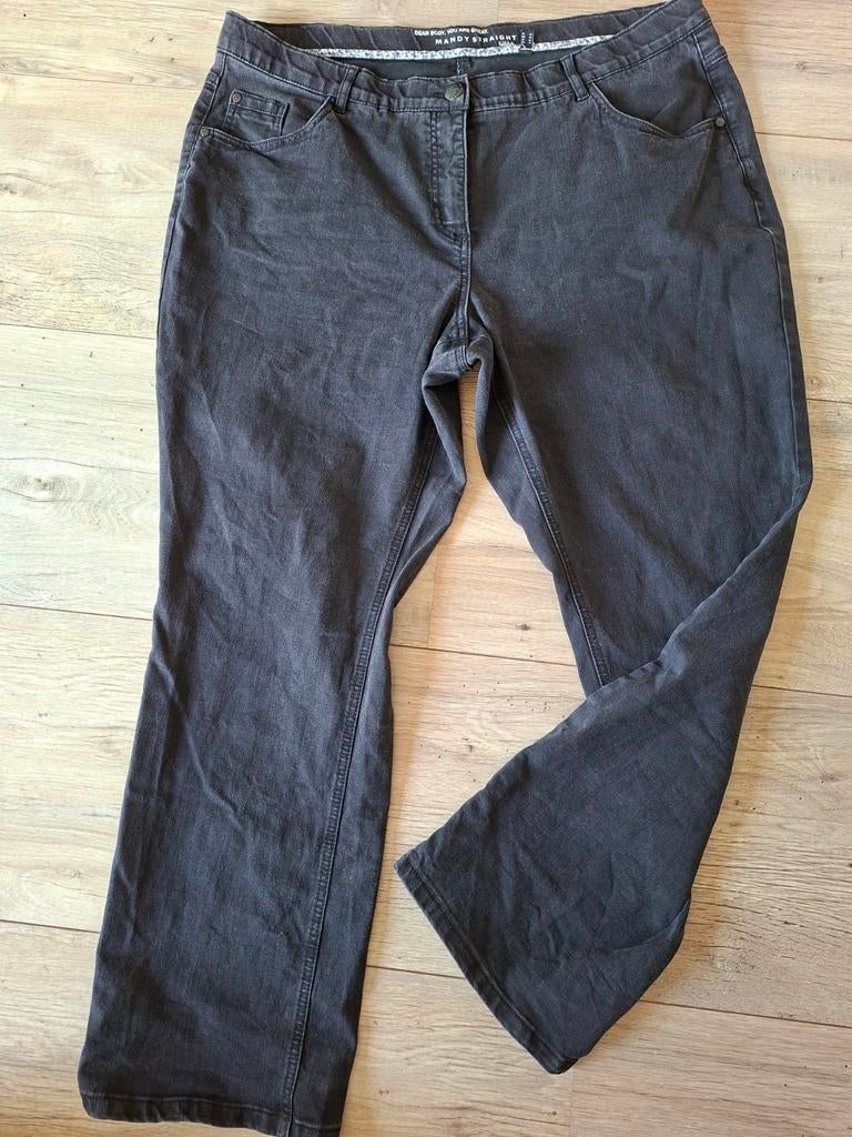 Ulla Popken zwarte Mandy stretch jeans, maat 48 zgan, Kleding | Dames, Zwart, Maat 46/48 (XL) of groter, Ulla Popken, Ophalen of Verzenden