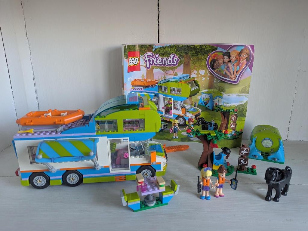 LEGO Friends Mia's Camper - 41339, Ophalen of Verzenden, Zo goed als nieuw, Complete set, Lego