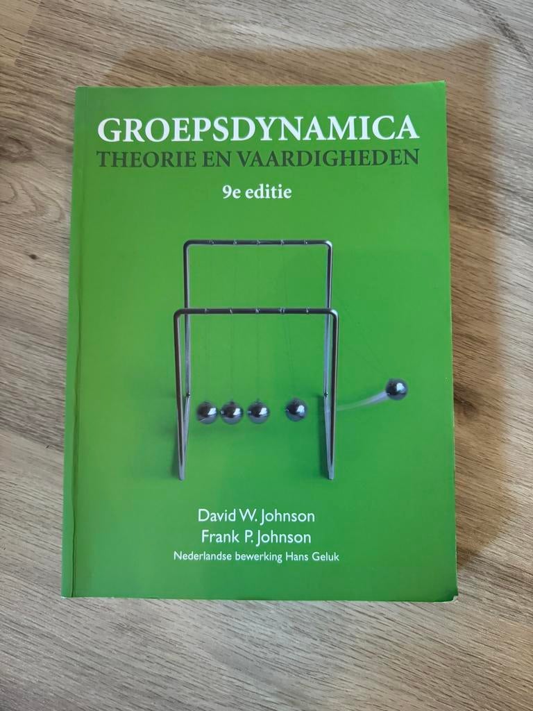 D.W. Johnson - Groepsdynamica, theorie en vaardigheden, Ophalen of Verzenden, Zo goed als nieuw