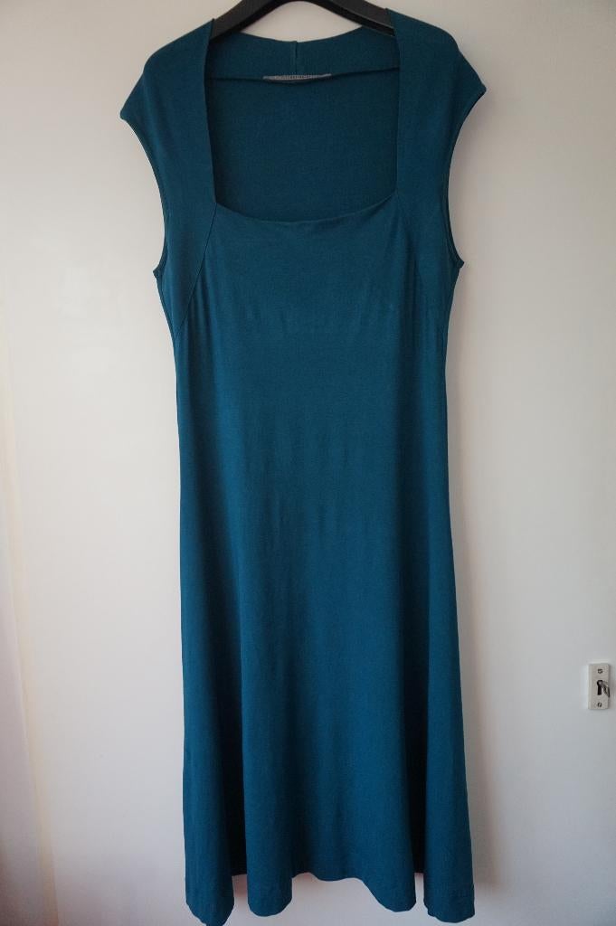 Cora Kemperman jurk petrol blauw maat M, Maat 38/40 (M), Blauw, Ophalen of Verzenden, Knielengte