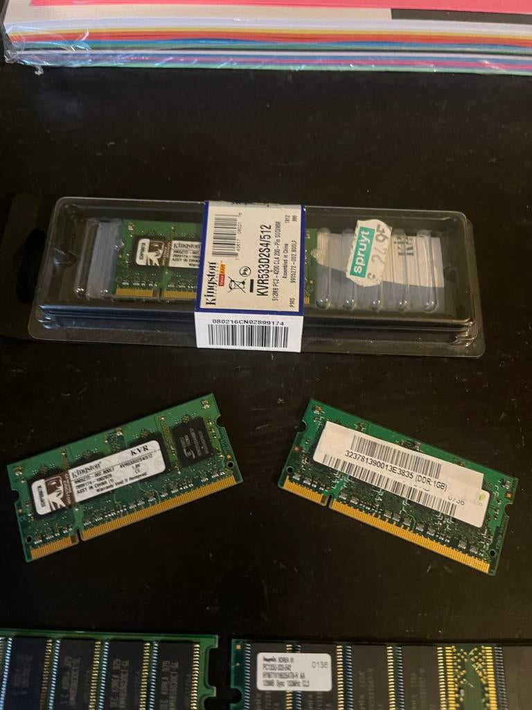 Diverse RAM modules voor PC, computer, tv - onbekende specs, 1 GB of minder, Overige soorten, Refurbished, Ophalen of Verzenden