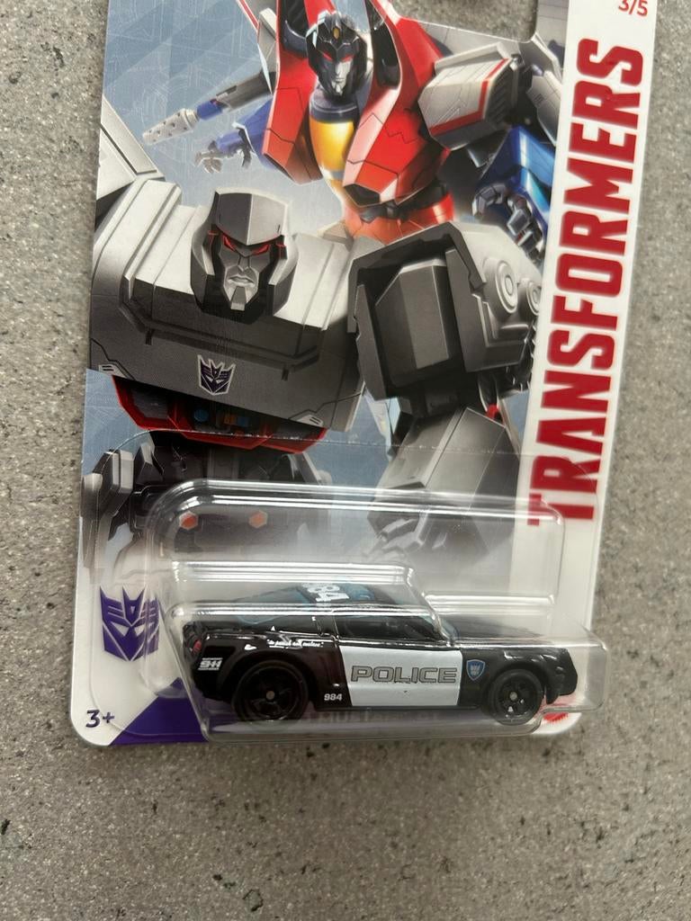 Hot Wheels Transformers Barricade Zeldzaam #984, Verzamelen, Transformers, Overige generaties, Ophalen of Verzenden, Nieuw, Decepticons