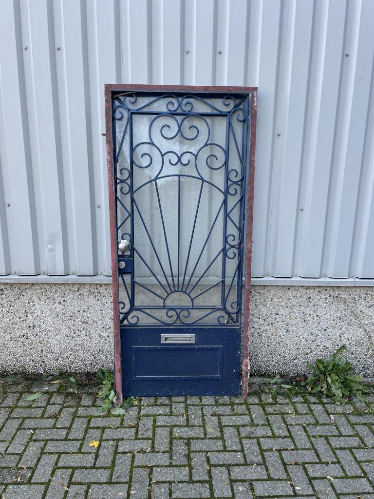 Smeedijzeren voordeur Belle Epoque, Ophalen, La belle porte, Jurgen.hoogenboezem@gmail.com, 80 tot 100 cm