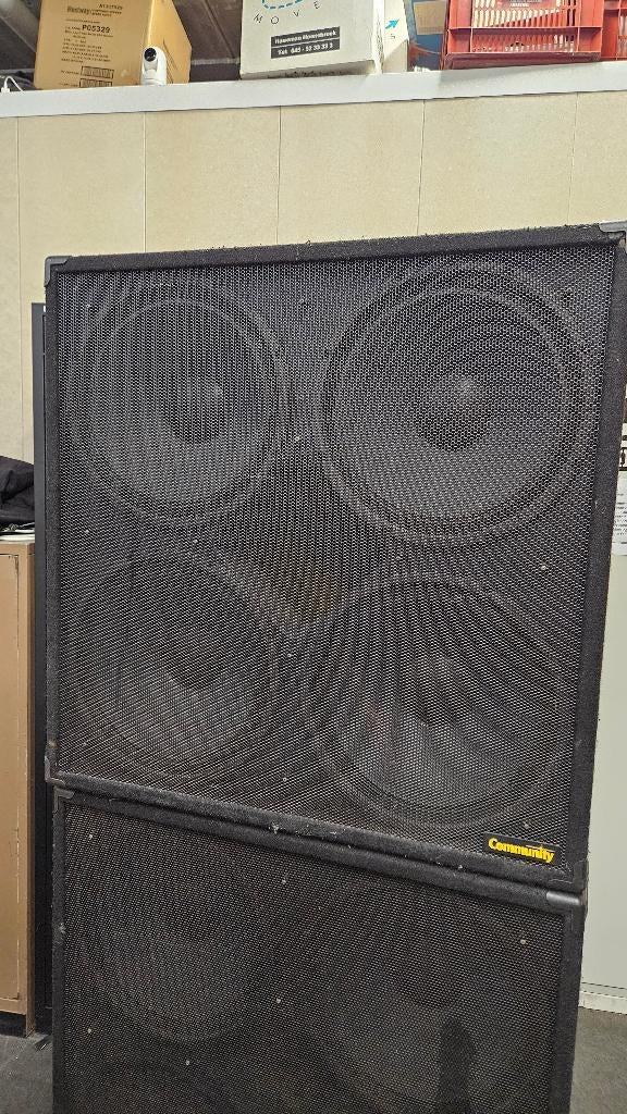 Community PA set – tops + subwoofer – professionele speakers, Ophalen, Gebruikt, 500 tot 1000 watt, P.A.
