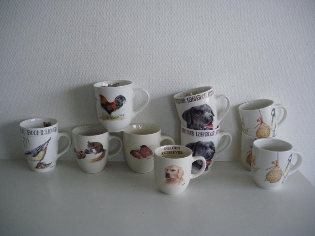 Jet dieren bekers, Ophalen of Verzenden, Zo goed als nieuw, Bord(en), Wedgwood