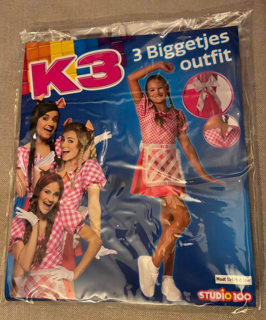 K3 outfit 3 biggetjes, Ophalen of Verzenden, Nieuw, Meisje