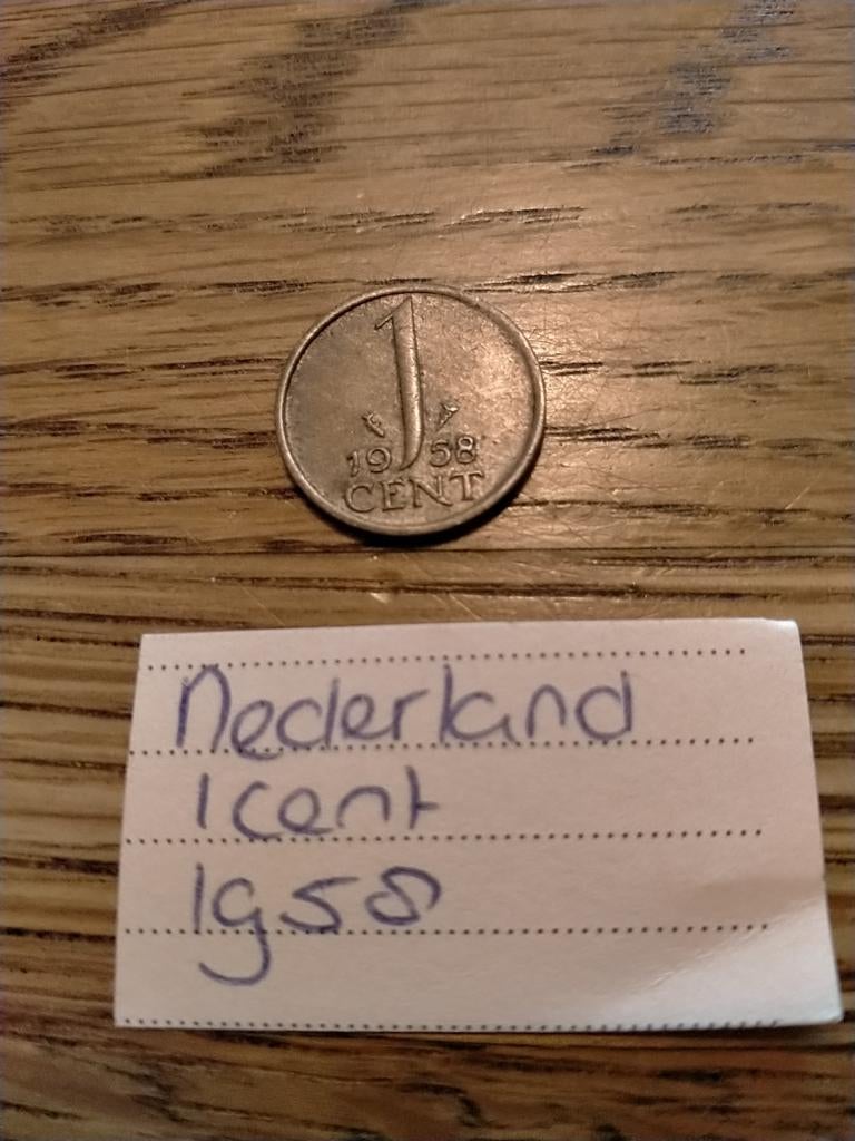 NL 1 Cent 1951 Juliana, Postzegels en Munten, Munten | Nederland, Verzenden, Koningin Juliana, 1 cent, Losse munt