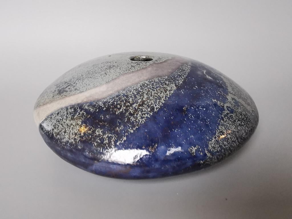 Keramiek schaal met prachtige glazuren Reinald Rats Udenhout, Verzenden