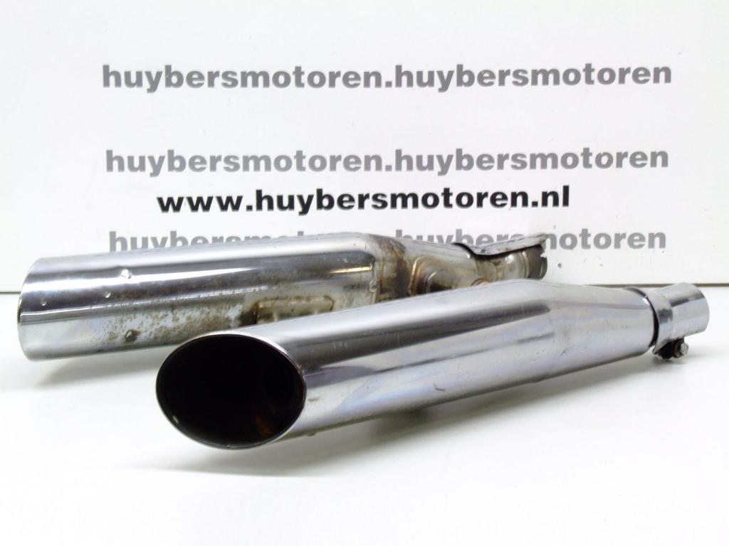 Uitlaat Dempers Origineel Suzuki VS1400 Intruder VS 1400, Ophalen, Info@huybersmotoren.nl, Gebruikt, HM - Sale