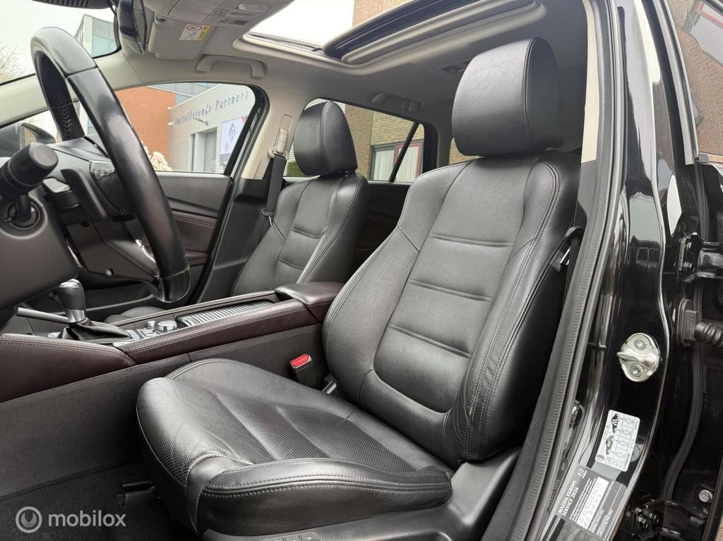 Mazda 6 Sportbreak 2.5 SkyActiv-G 192 GT-M Schuifdak Leer Na, 6 sportbreak, Zwart, Leder, Stationwagon