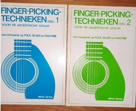 Fingerpicking Technieken voor de akoestische gitaar, Les of Cursus, Ophalen of Verzenden, Blues, Gitaar