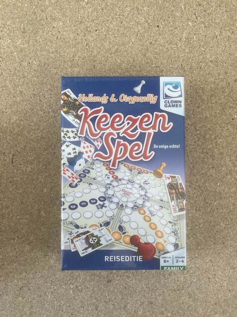 Keezen Spel Reiseditie *in ongeopende verpakking*, Drie of vier spelers, Ophalen, Nieuw, Reisspel