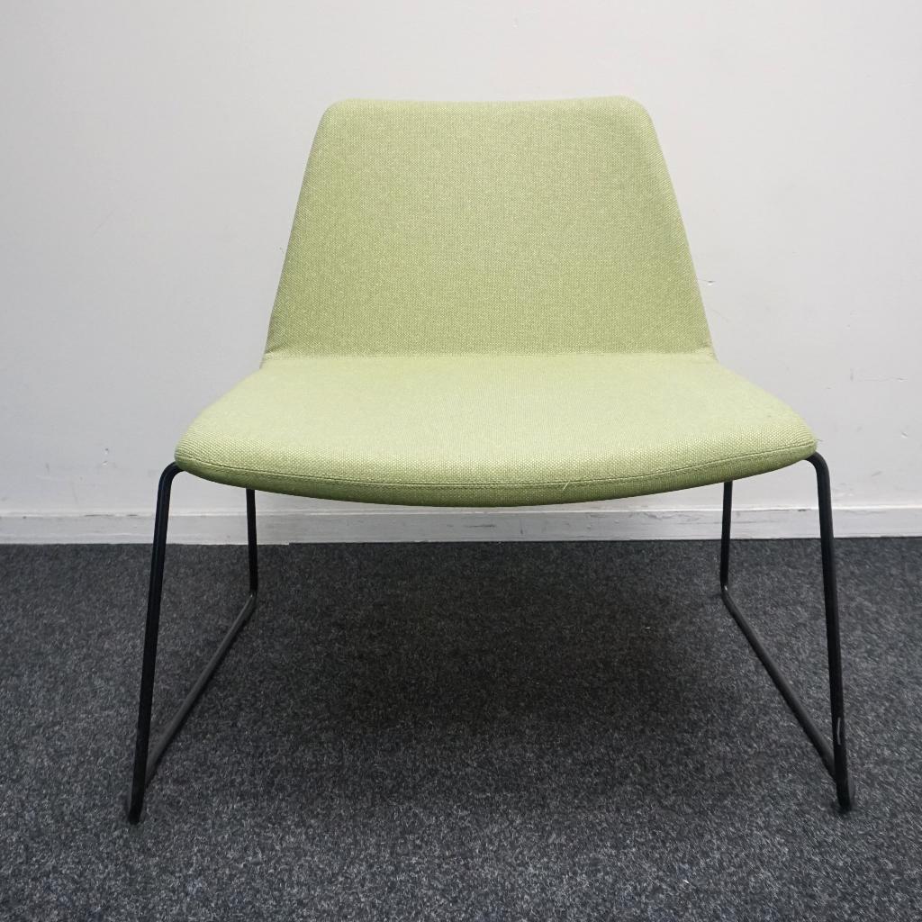 Johanson Mind EC Design Fauteuil | Groen Gemeleerd / Zwart, Gebruikt, -, -, 75 tot 100 cm