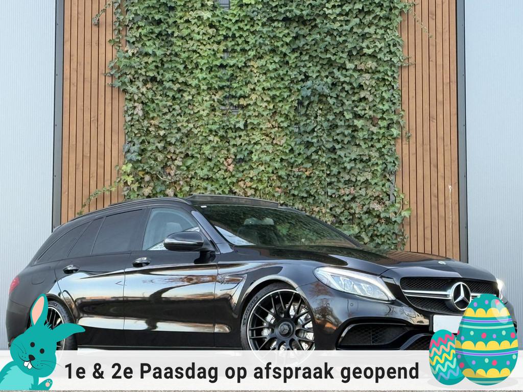 Mercedes-Benz C-klasse AMG C63|KUIPSTOELEN|PANO|CARBON|CAMER, Automaat, Achterwielaandrijving, 510 pk, Zwart
