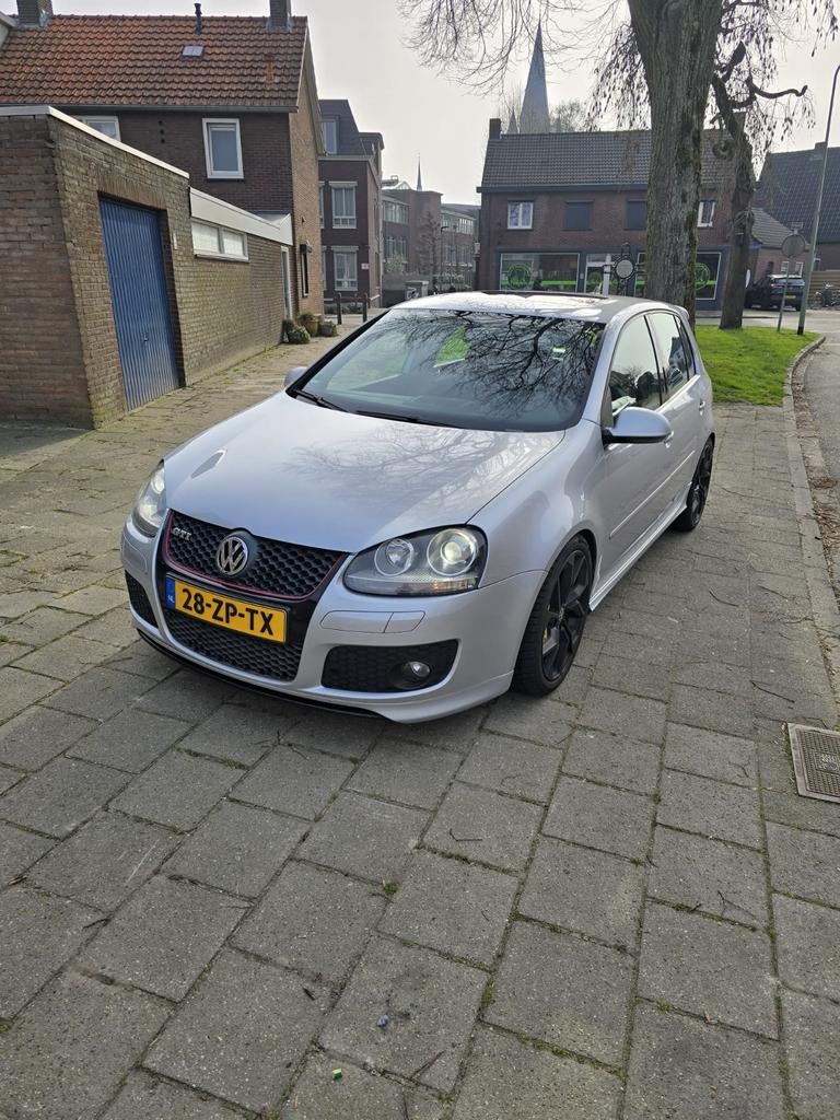 Dikke VW Golf 5, 2.0 GTI DSG, stage 2, 313pk, bomvol opties., Voorwielaandrijving, Zwart, 4 cilinders, Leder