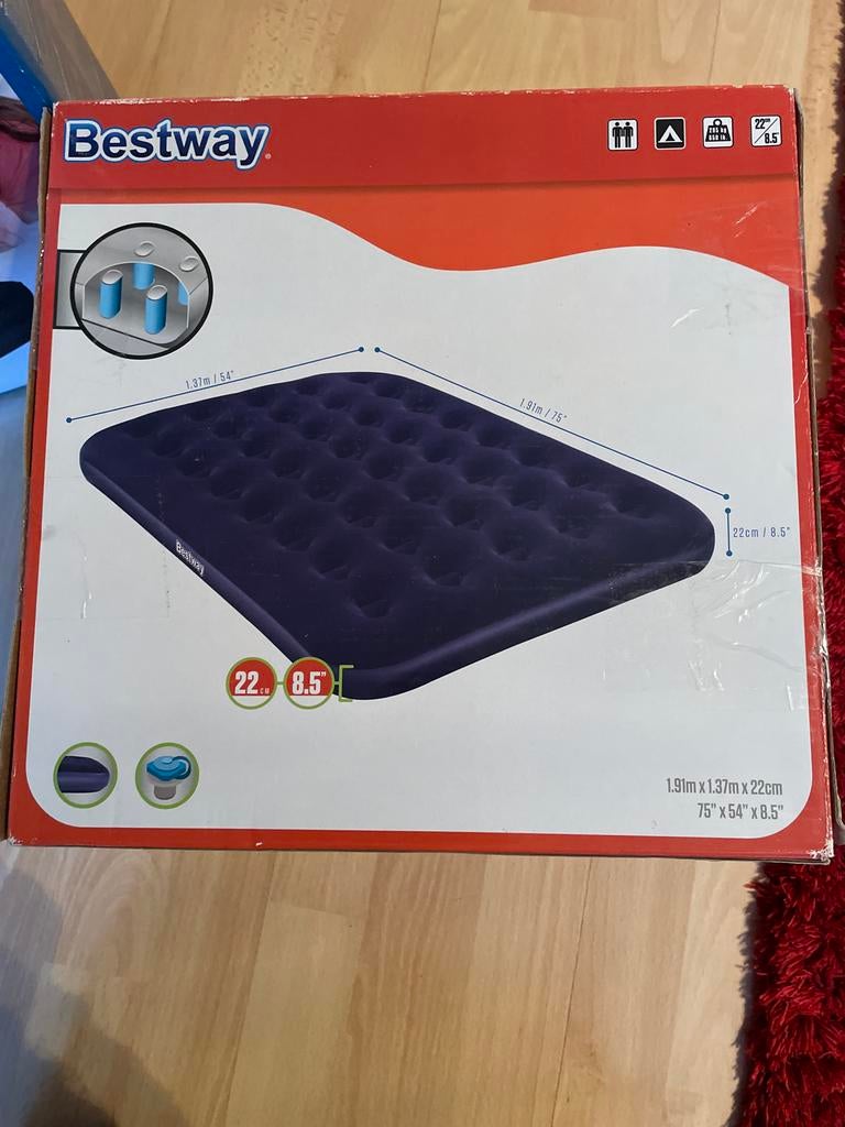 Bestway luchtbed 2 stuks, Ophalen of Verzenden, Nieuw, 2-persoons