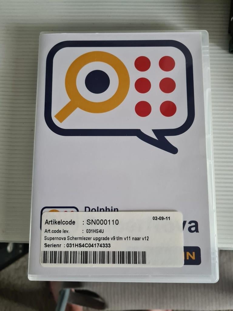 NL Screen Reader VC04 (Blinden software), Computers en Software, Besturingssoftware, Ophalen of Verzenden, Gebruikt, Windows