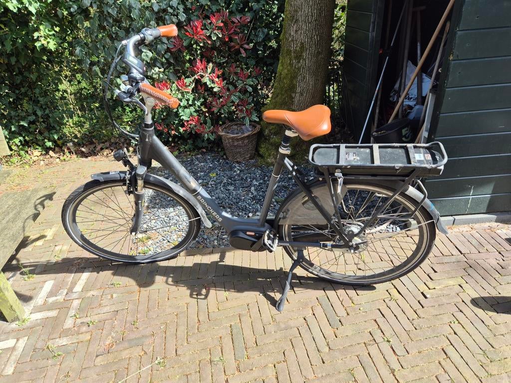 Brinckers elektrische fiets, frame gescheurd, Fietsen en Brommers, Elektrische fietsen, Ophalen, Gebruikt, Brinckers, 55 tot 59 cm