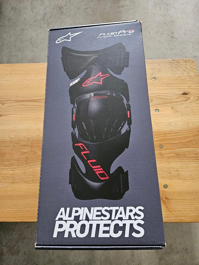 Alpinestars kniebracen, Motoren, Kleding | Motorkleding, Ophalen of Verzenden, Tweedehands, Overige typen, Alpinestars