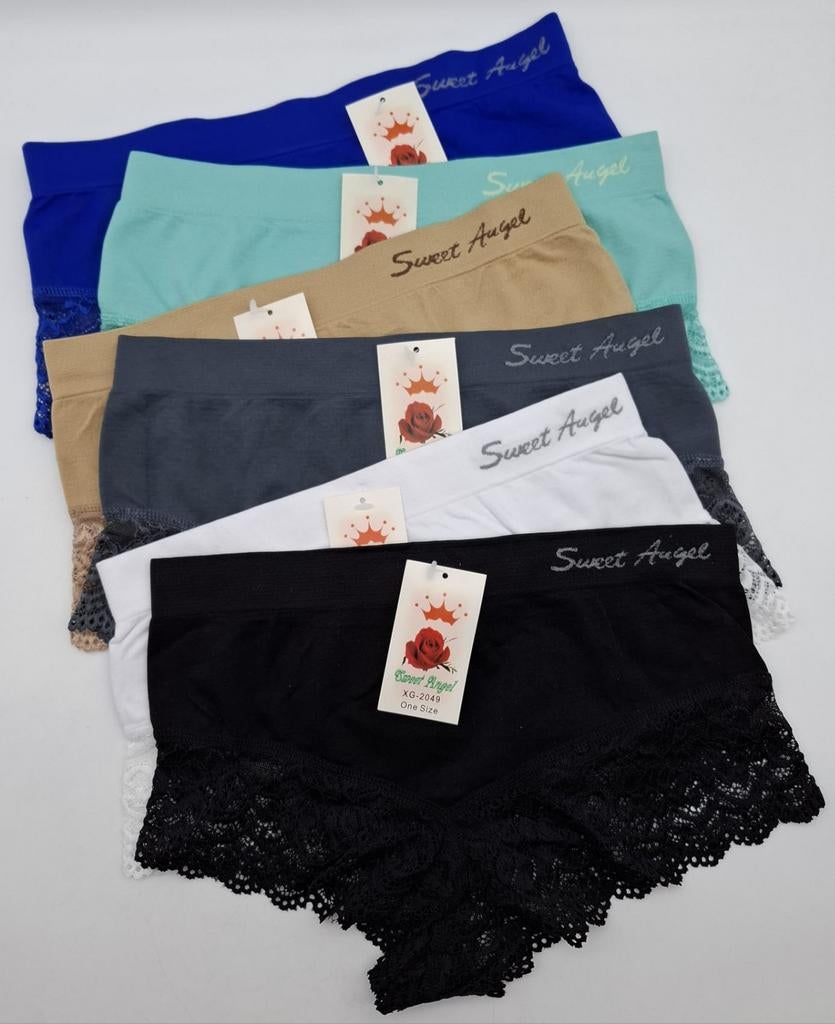 Partij microfiber boxershort met kant 24 stuks € 0,60 p.st., Ophalen of Verzenden, ., ., .