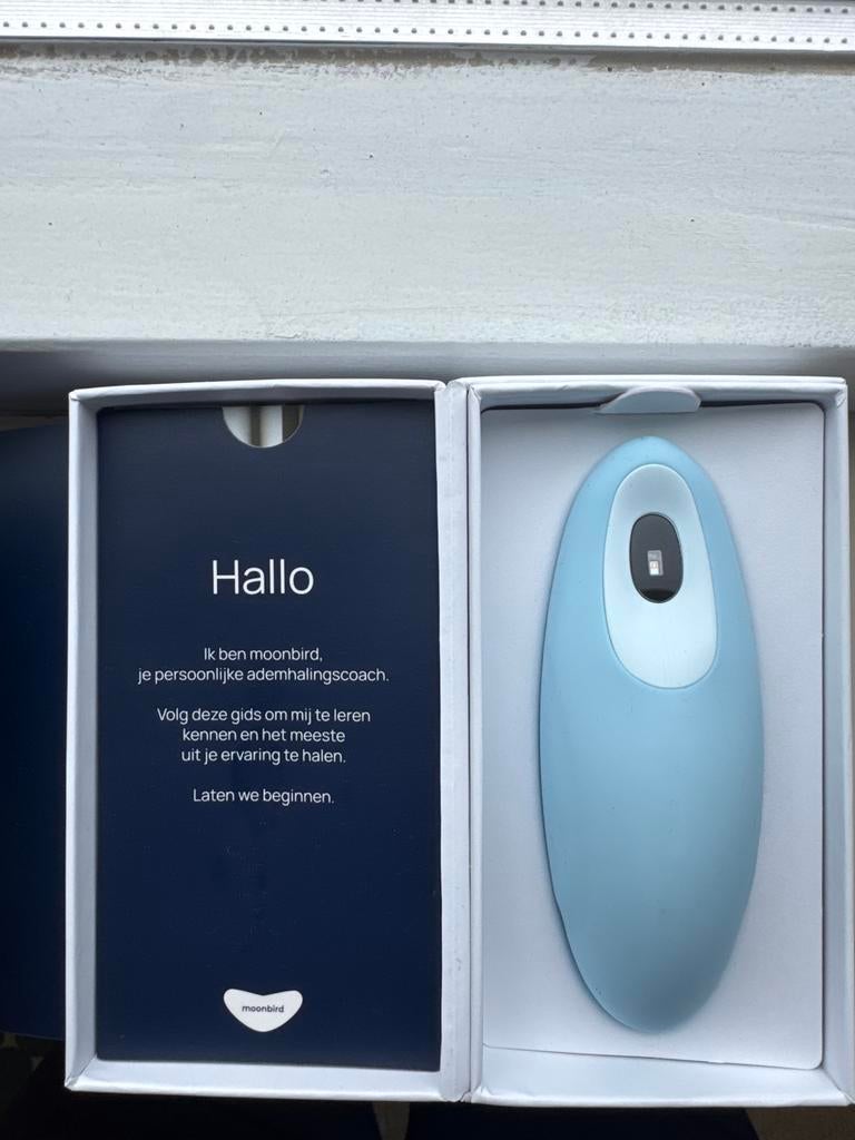 Moonbird ademhalingscoach - ontspanningshulpmiddel, Ophalen of Verzenden, Zo goed als nieuw, Overige typen